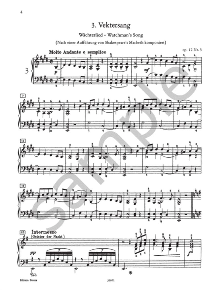 Piano Works -- Lyric Pieces Piano scores gallery preview page 7