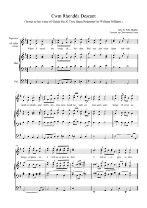 Cwm Rhonda (Guide Me O Thou Great Redeemer) Descant for Choir & Organ/Keyboard