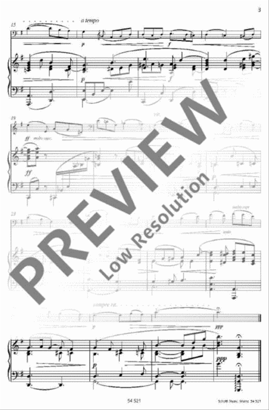 Romance G major Piano Accompaniment scores gallery preview page 4