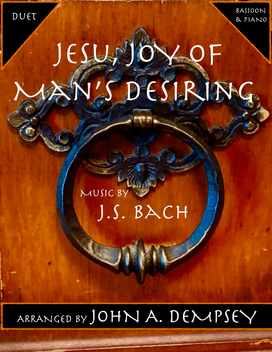 Jesu, Joy of Man's Desiring (Bassoon and Piano) Bassoon Solo scores gallery preview page 1
