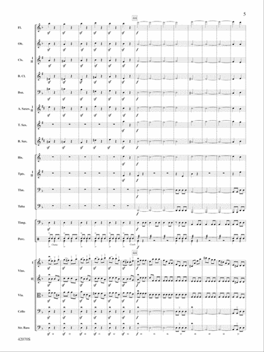 Symphony No. 5: Score Symphony No. 5: Score Full Orchestra scores gallery preview page 5