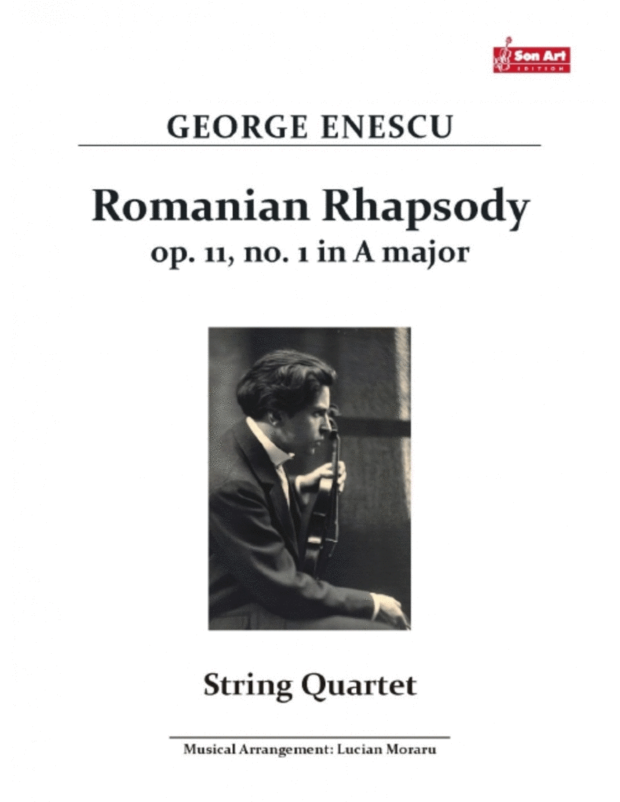 Romanian Rhapsody op. 11/1 String Quartet scores gallery preview page 1