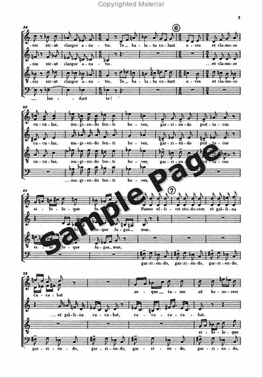 Laudes Francisci 4-Part scores gallery preview page 7