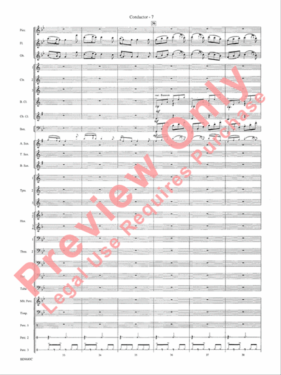 Ireland: Of Legend and Lore Concert Band scores gallery preview page 12