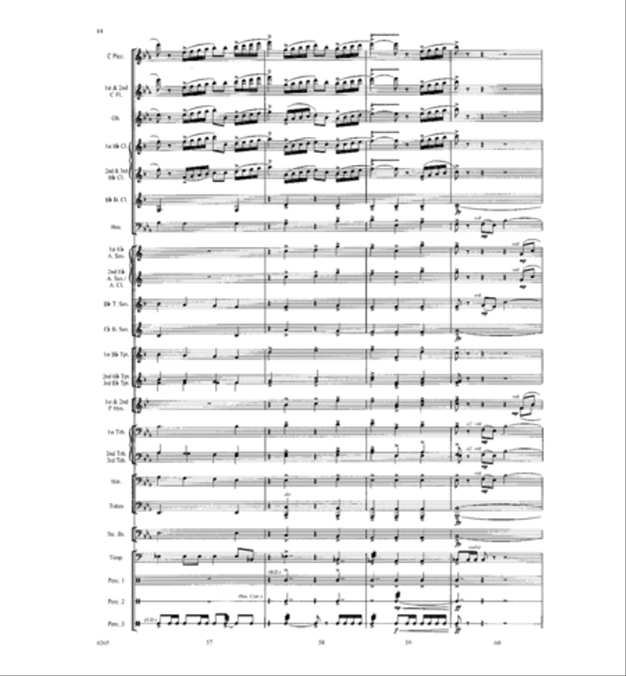 River of Life River of Life Concert Band scores gallery preview page 13