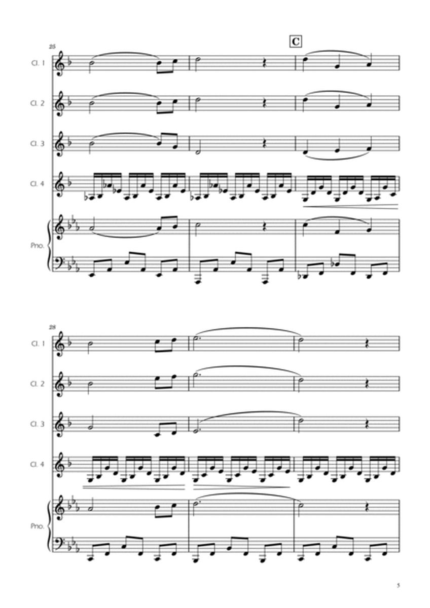 The Swan - Saint-Saens - Clarinet Quartet image number null