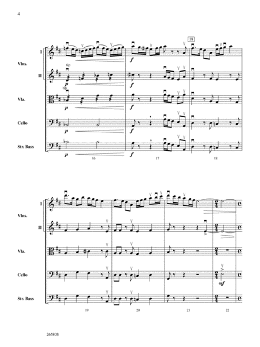 Carpe Diem!: Score Carpe Diem!: Score String Orchestra scores gallery preview page 4