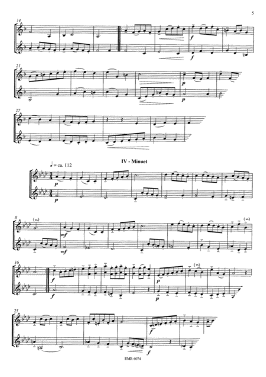 12 Duets Trumpet Duet scores gallery preview page 5