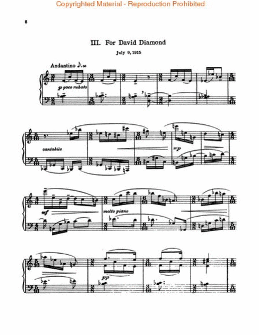 <br>Sheet music extract