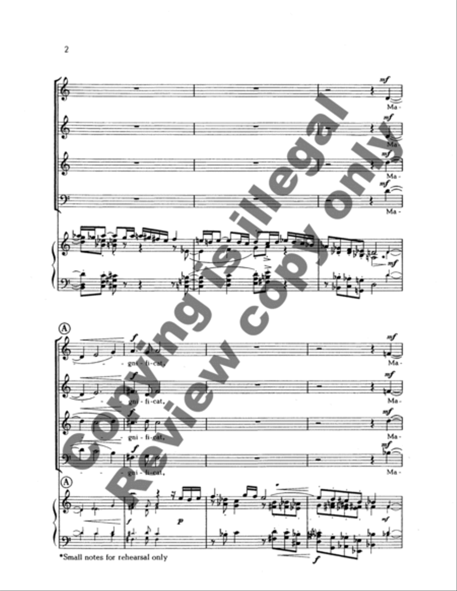 Magnificat 4-Part scores gallery preview page 9
