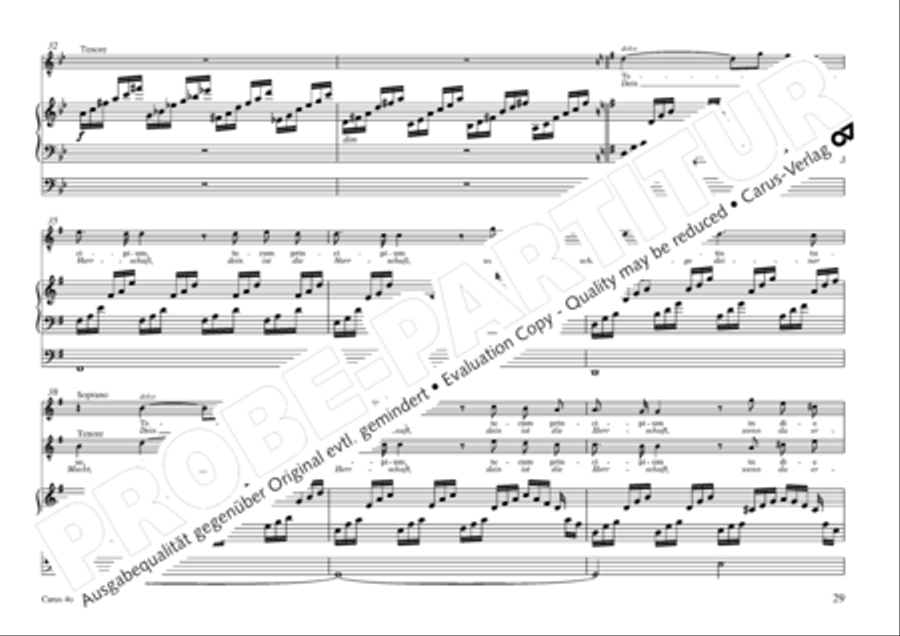 Oratorio de Noel (Weihnachtsoratorium) 4-Part scores gallery preview page 30