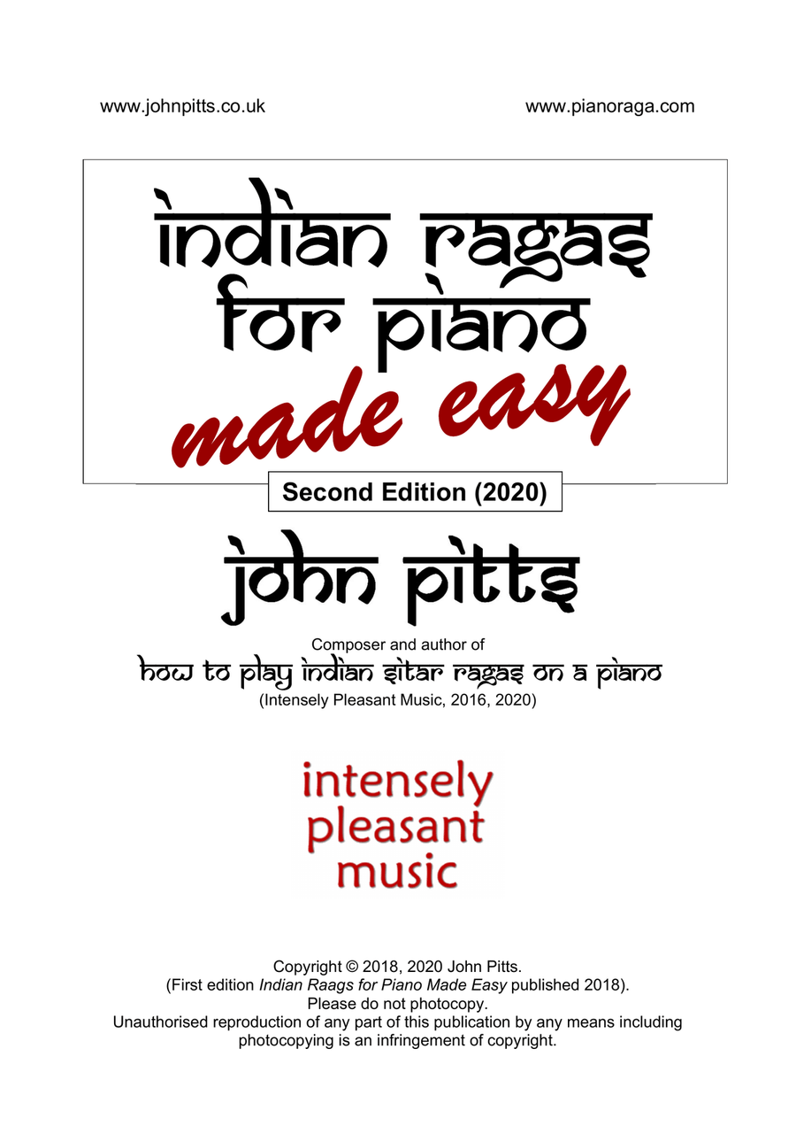 Indian Rāgas for Piano Made Easy (2020 Edition) Piano Method scores gallery preview page 3