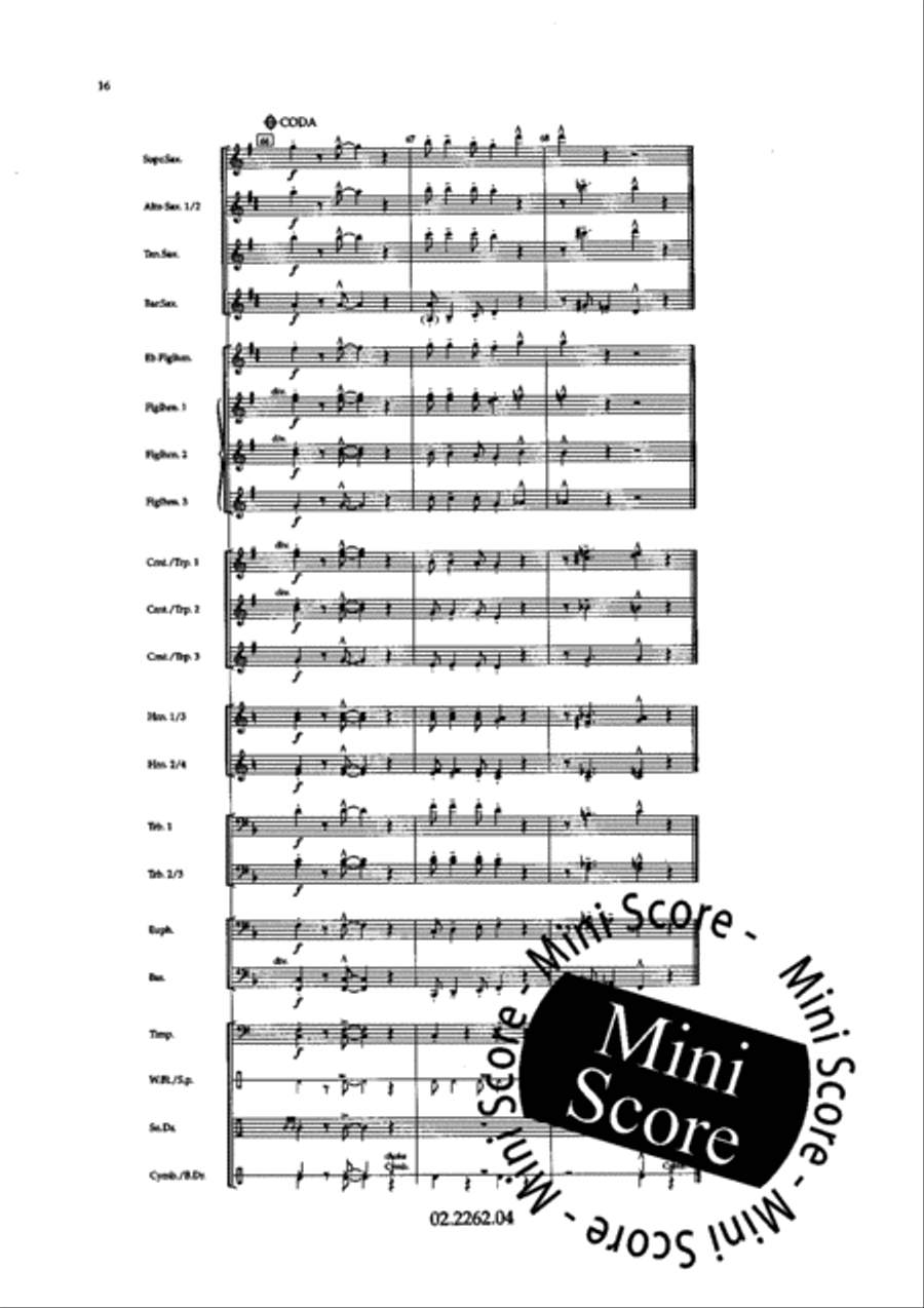 Railroad Rag Railroad Rag Fanfare Band scores gallery preview page 22