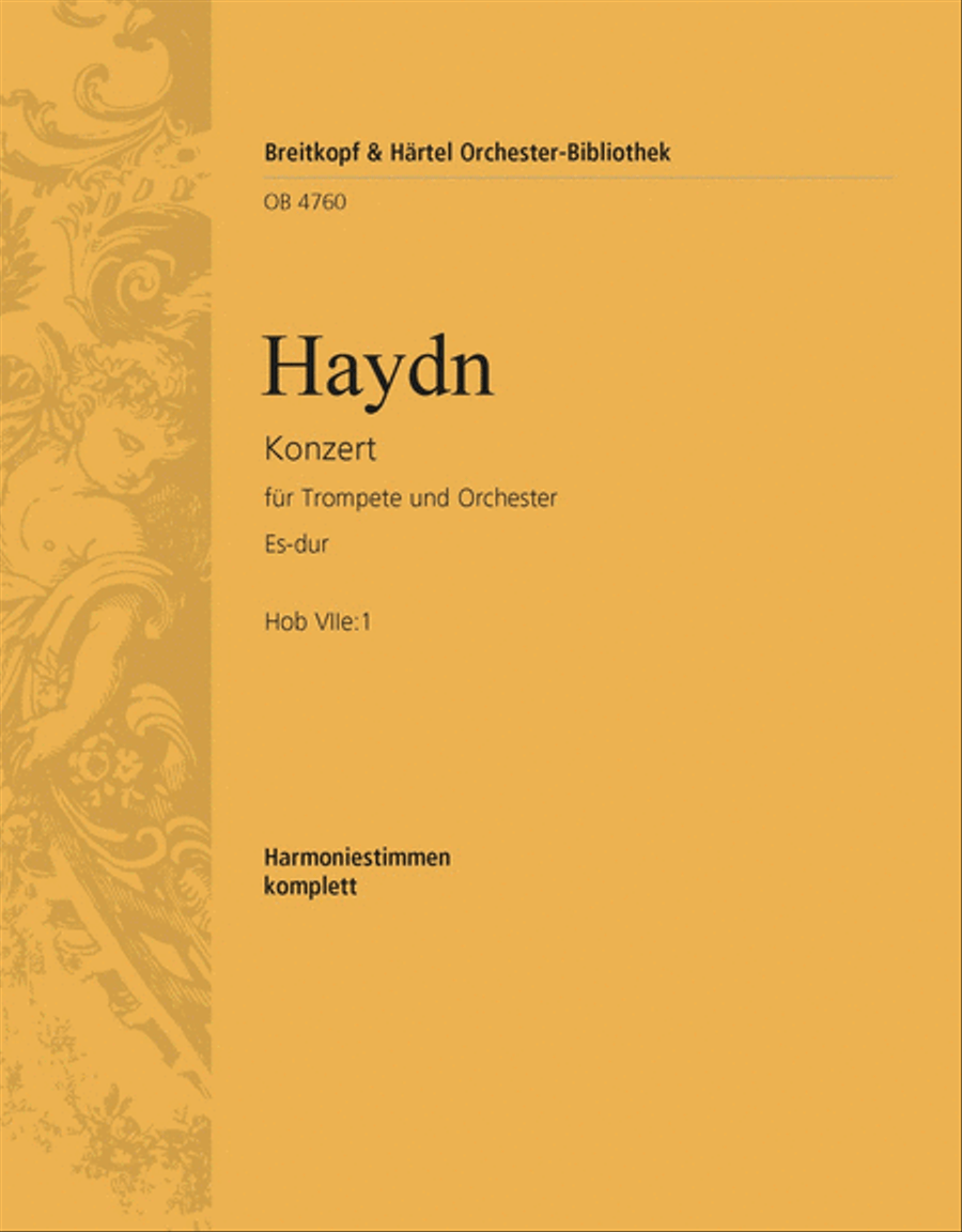 Trumpet Concerto in E flat major Hob VIIe:1 Orchestra scores gallery preview page 1