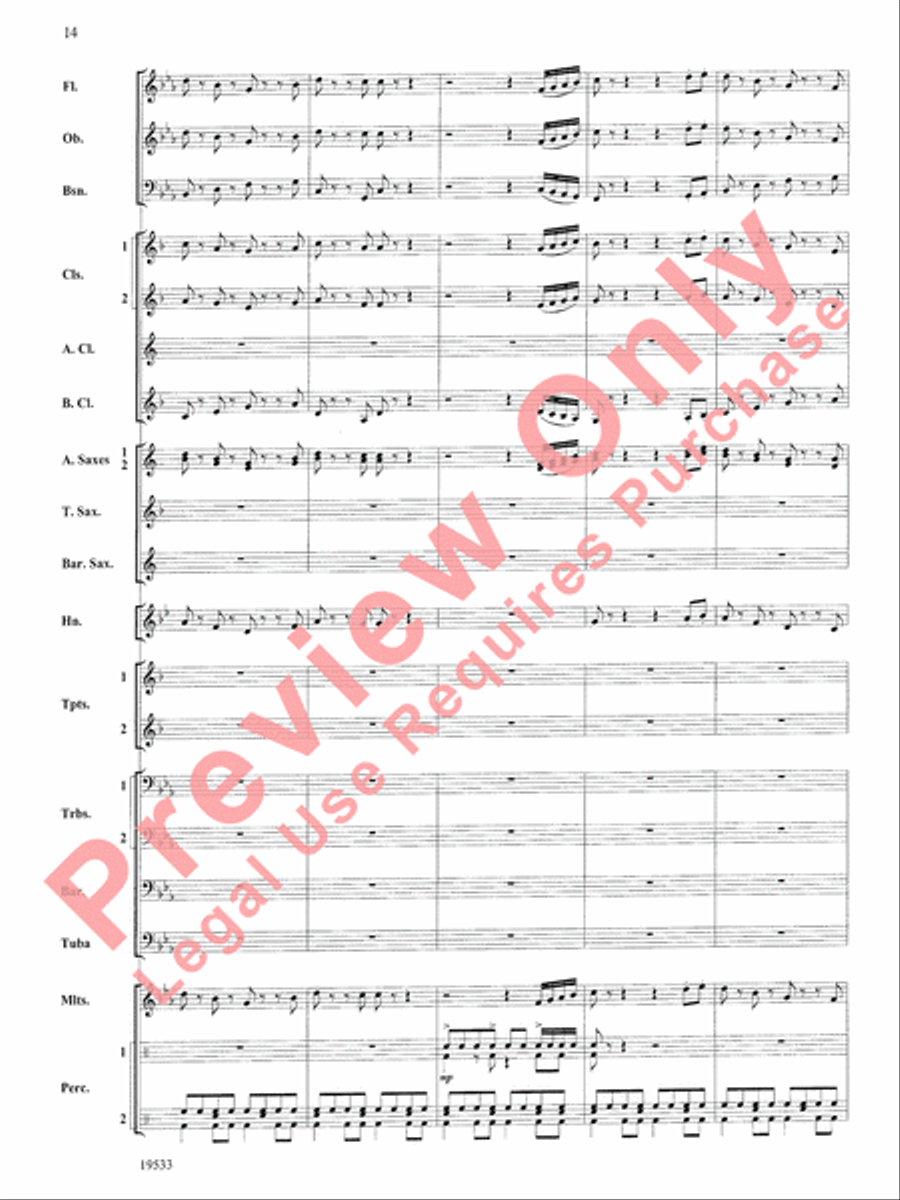 Fiero Concert Band scores gallery preview page 15
