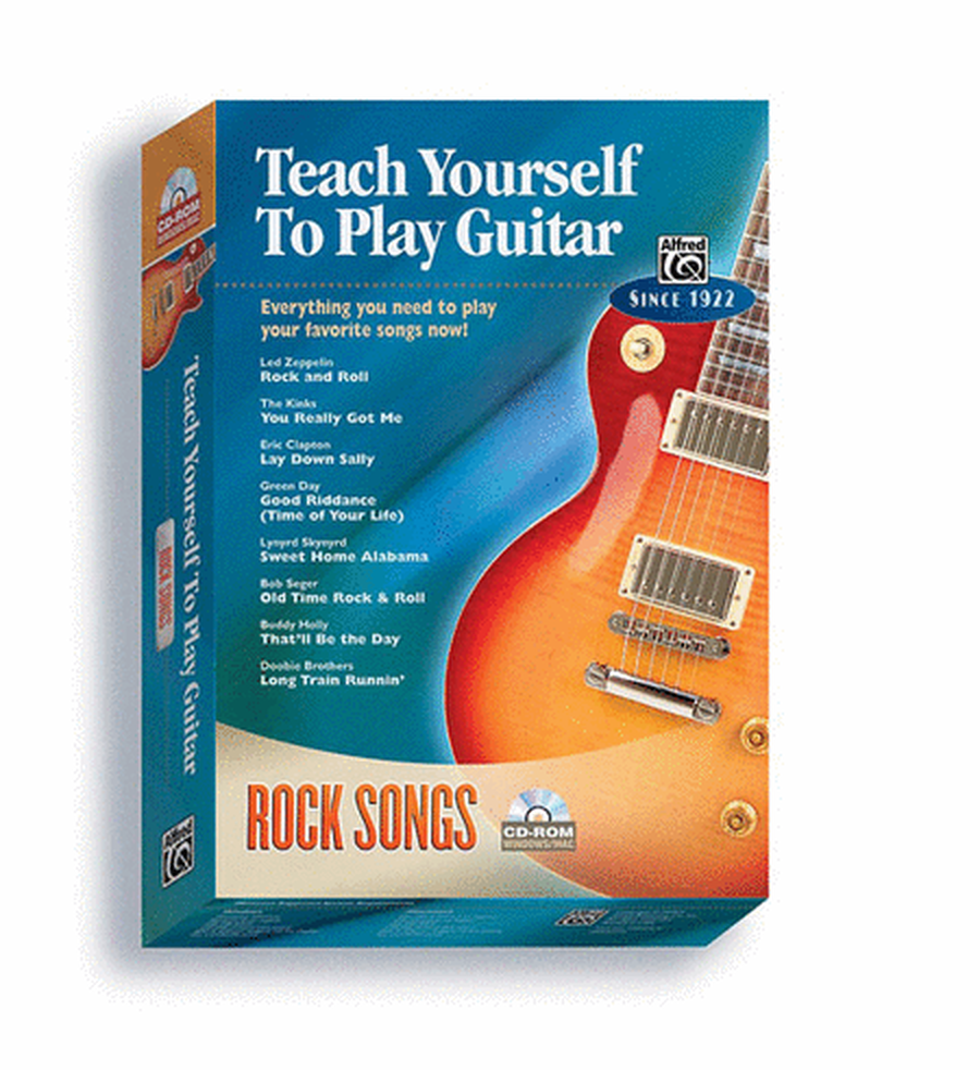 Alfred's Teach Yourself to Play Guitar -- Rock Songs
