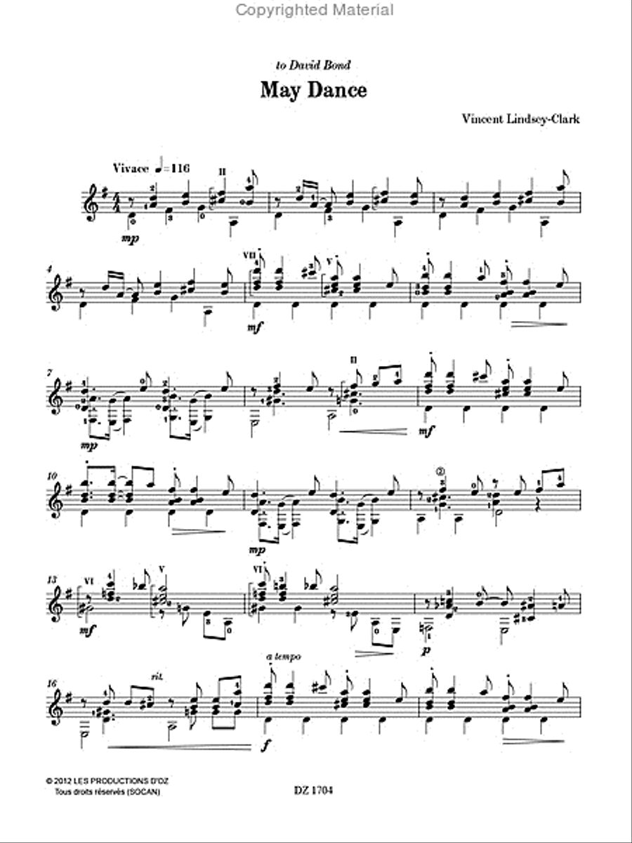 May Dance May Dance Classical Guitar scores gallery preview page 2