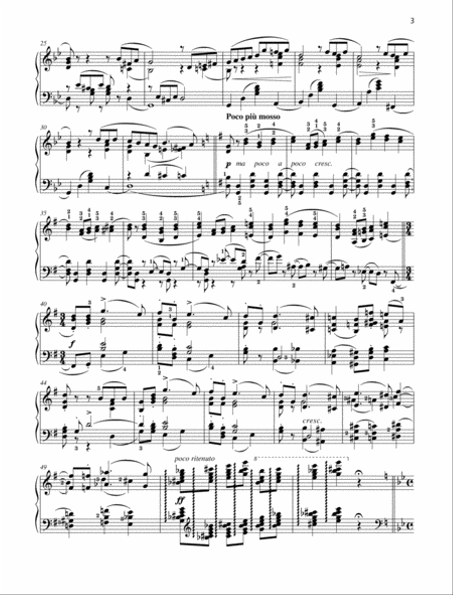 Barcarole Piano Solo scores gallery preview page 2