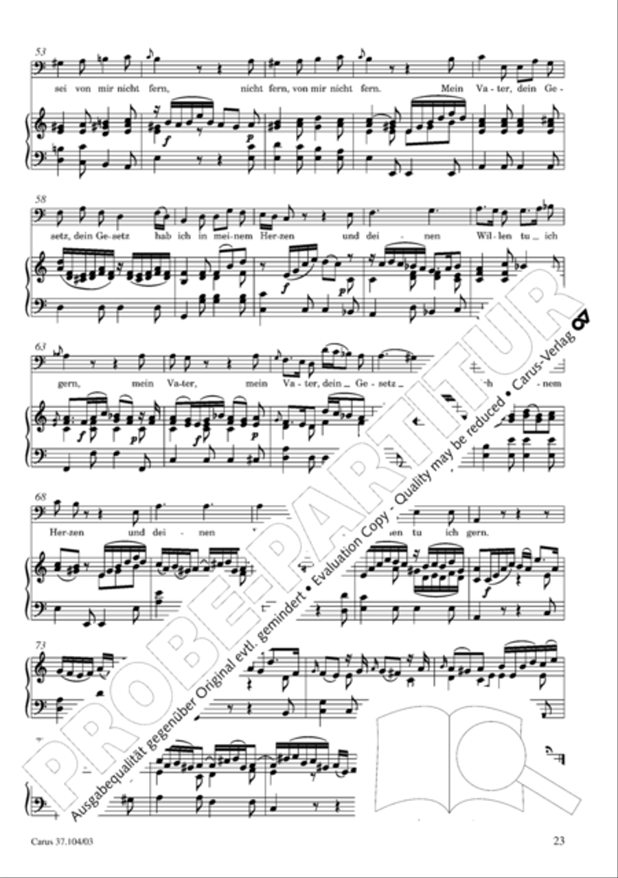 Ein Lammlein geht und tragt die Schuld 4-Part scores gallery preview page 24