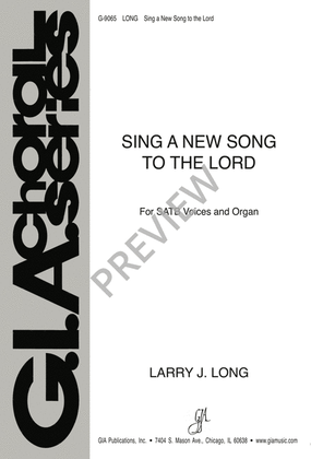 Book cover for Sing A New Song to the Lord