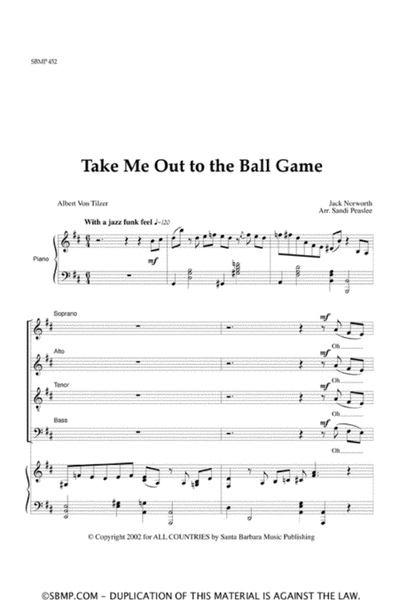 Take Me Out to the Ballgame - SATB Octavo image number null
