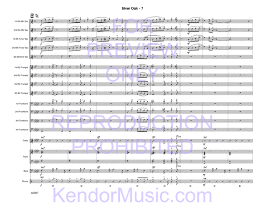 Silver Oak Silver Oak Jazz Ensemble scores gallery preview page 9