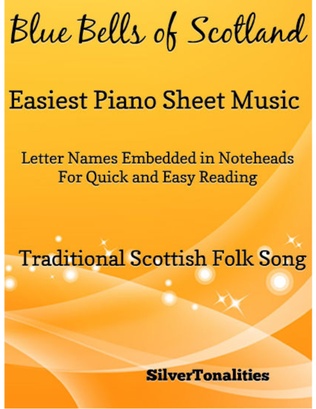 Book cover for Blue Bells of Scotland Easiest Piano Sheet Music