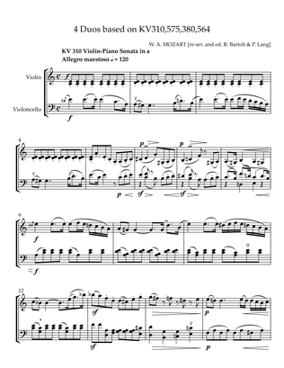 Duets op. 70 vol. 2 for violin and cello