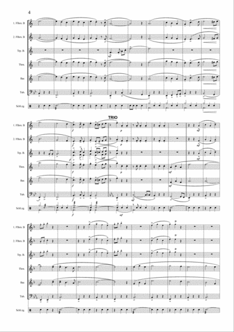 Abends Im Mondschein Small Ensemble scores gallery preview page 4