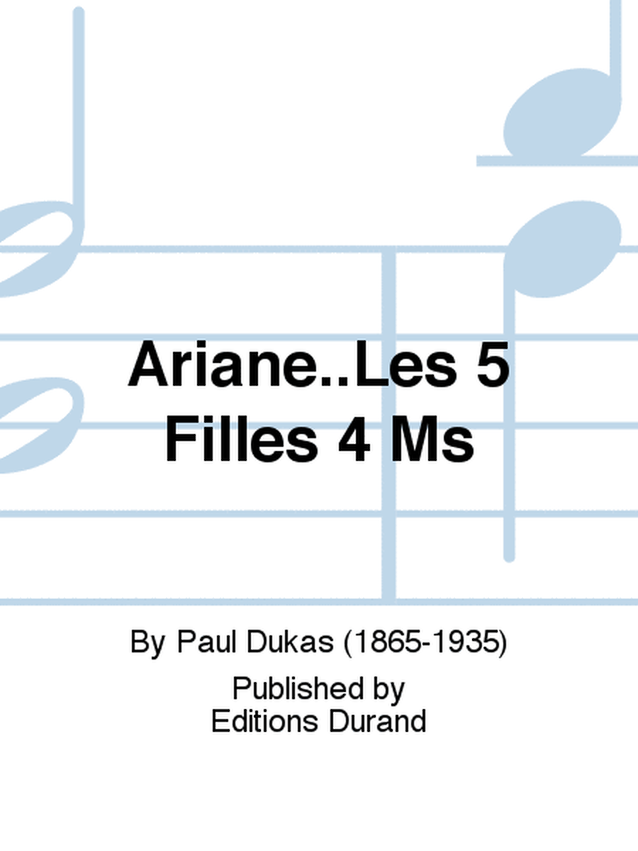 Ariane..Les 5 Filles 4 Ms