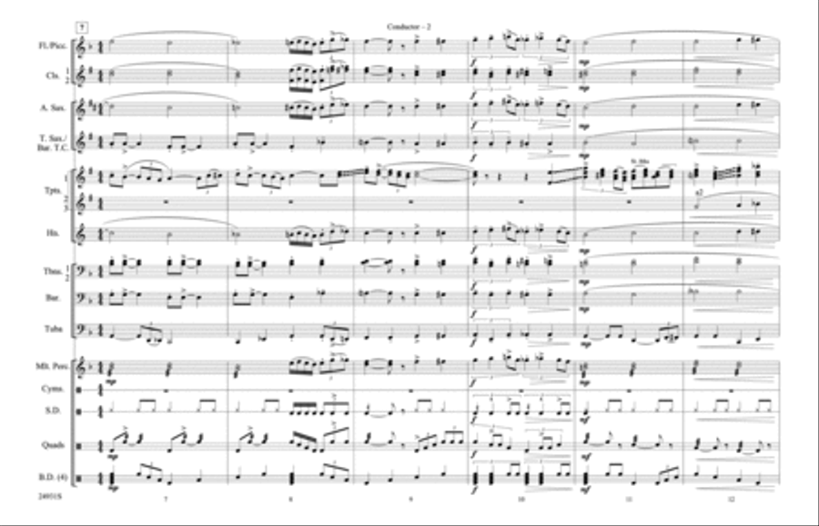As Time Goes By Marching Band scores gallery preview page 3