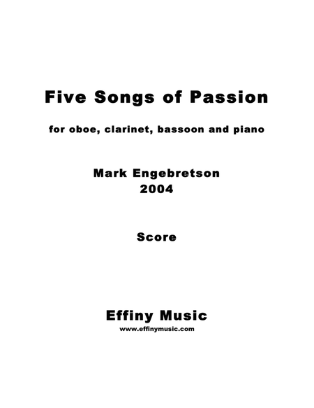 Five Songs of Passion image number null
