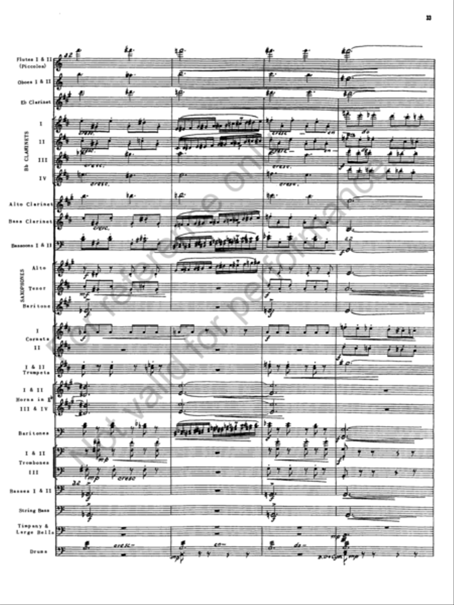 The Golden Legend Concert Band scores gallery preview page 29