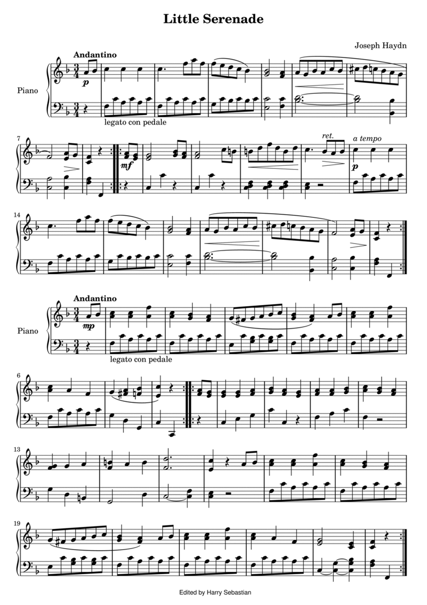 Haydn- Little Serenade image number null