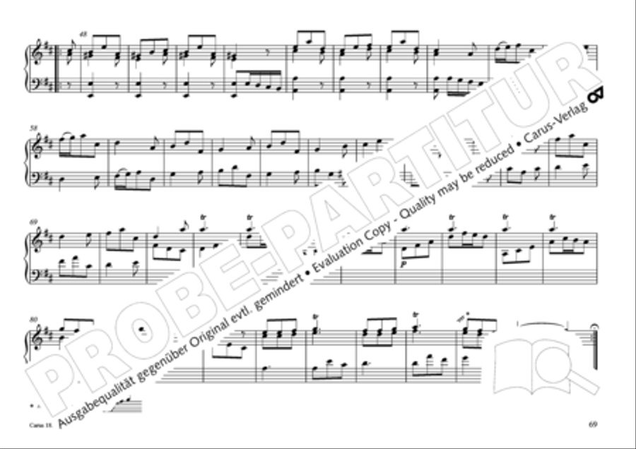 Pastoral music for organ, vol. 2: Germany, Bohemia, Austria, South Tyrol Organ Solo scores gallery preview page 70