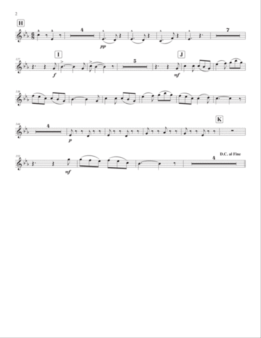 Holst 2nd Suite in F (Brass Quintet) Brass Quintet scores gallery preview page 3