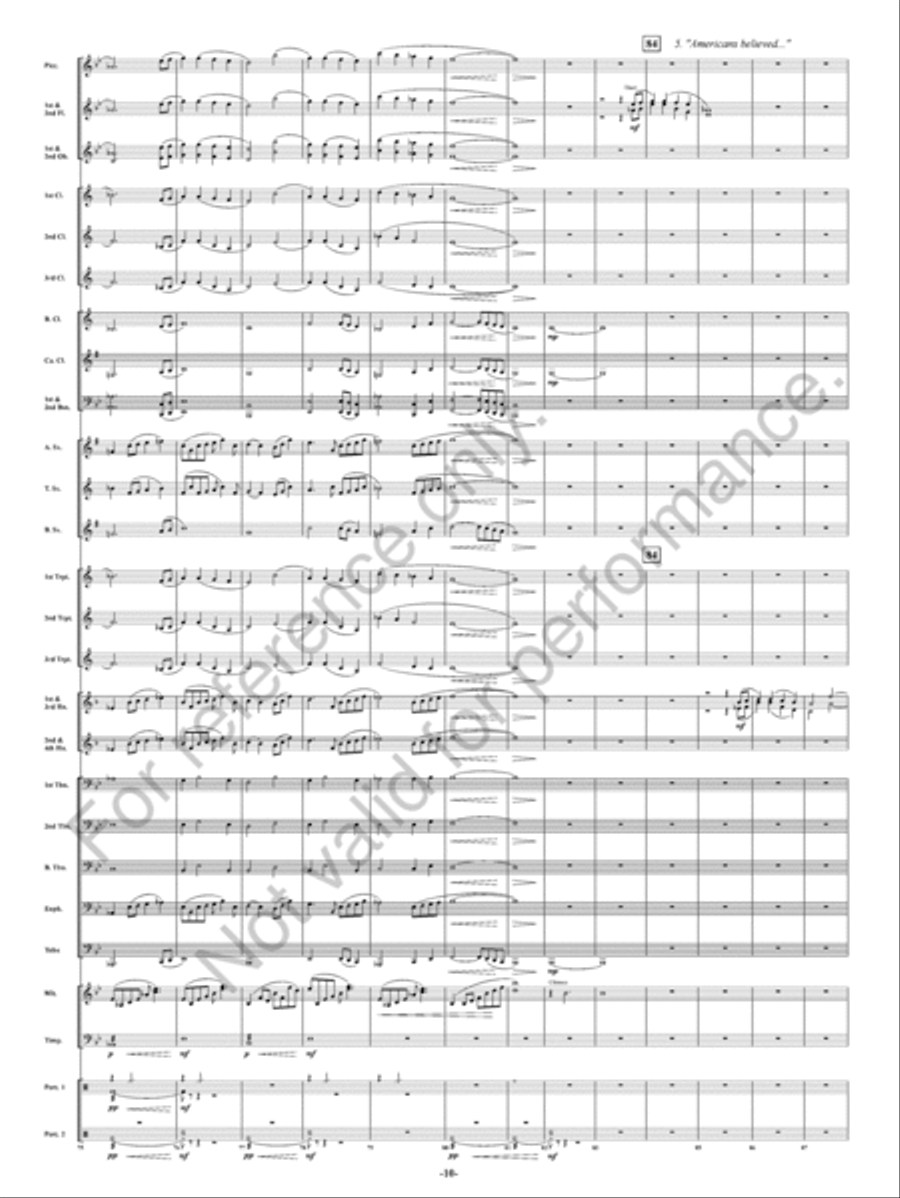 The Greatest Generation Concert Band scores gallery preview page 11