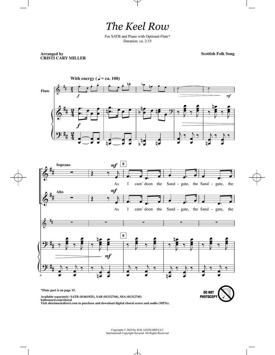 The Keel Row (arr. Cristi Cary Miller)