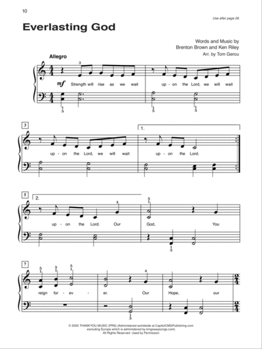 Alfred's Basic Piano Course Praise Hits, Level 3 Piano Method scores gallery preview page 7