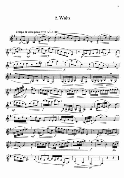 Five Pieces Solo Clarinet