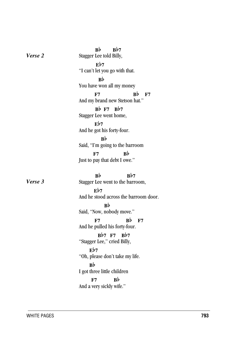 Stagger Lee Acoustic Guitar scores gallery preview page 2