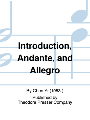 Introduction, Andante, and Allegro