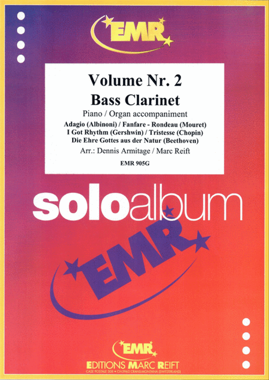 Solo Album Volume 02 Bass Clarinet scores gallery preview page 1