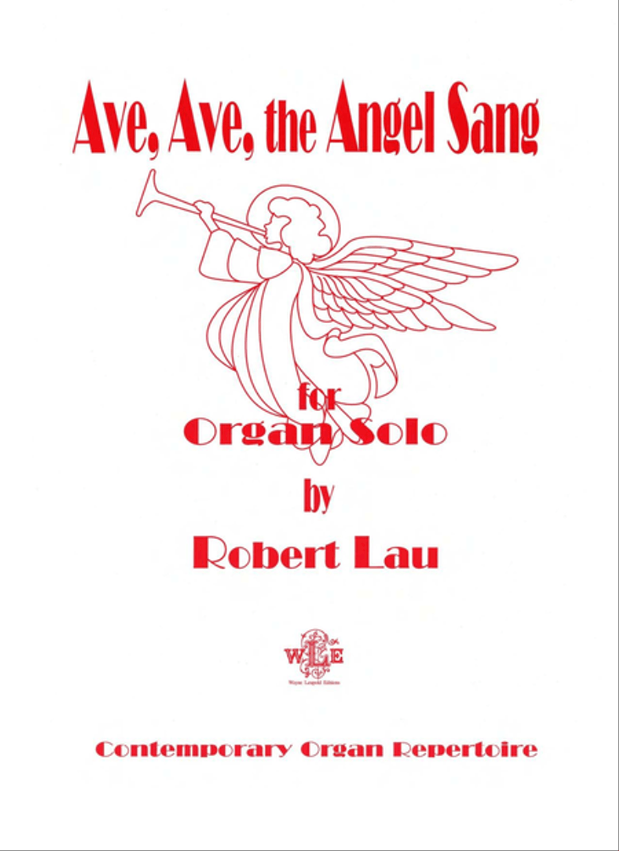 Ave, Ave, the Angel Sang Organ Solo scores gallery preview page 1