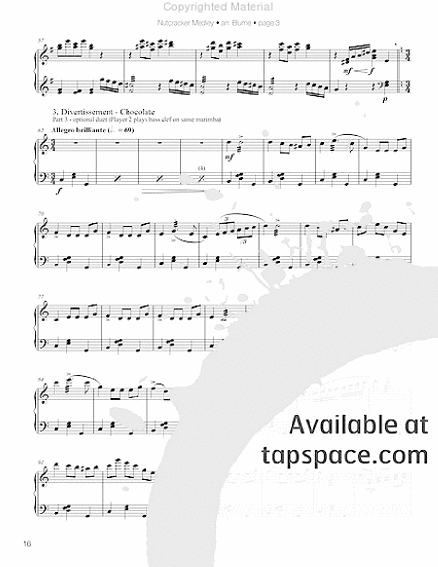 Winterludes Marimba scores gallery preview page 19