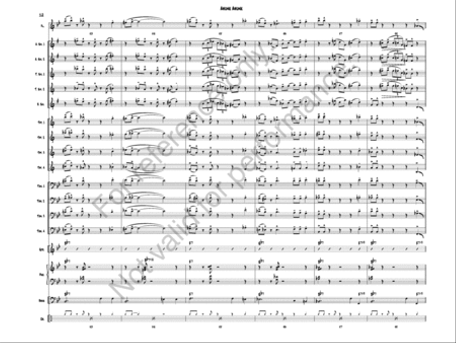 Ahunk Ahunk Jazz Ensemble scores gallery preview page 15