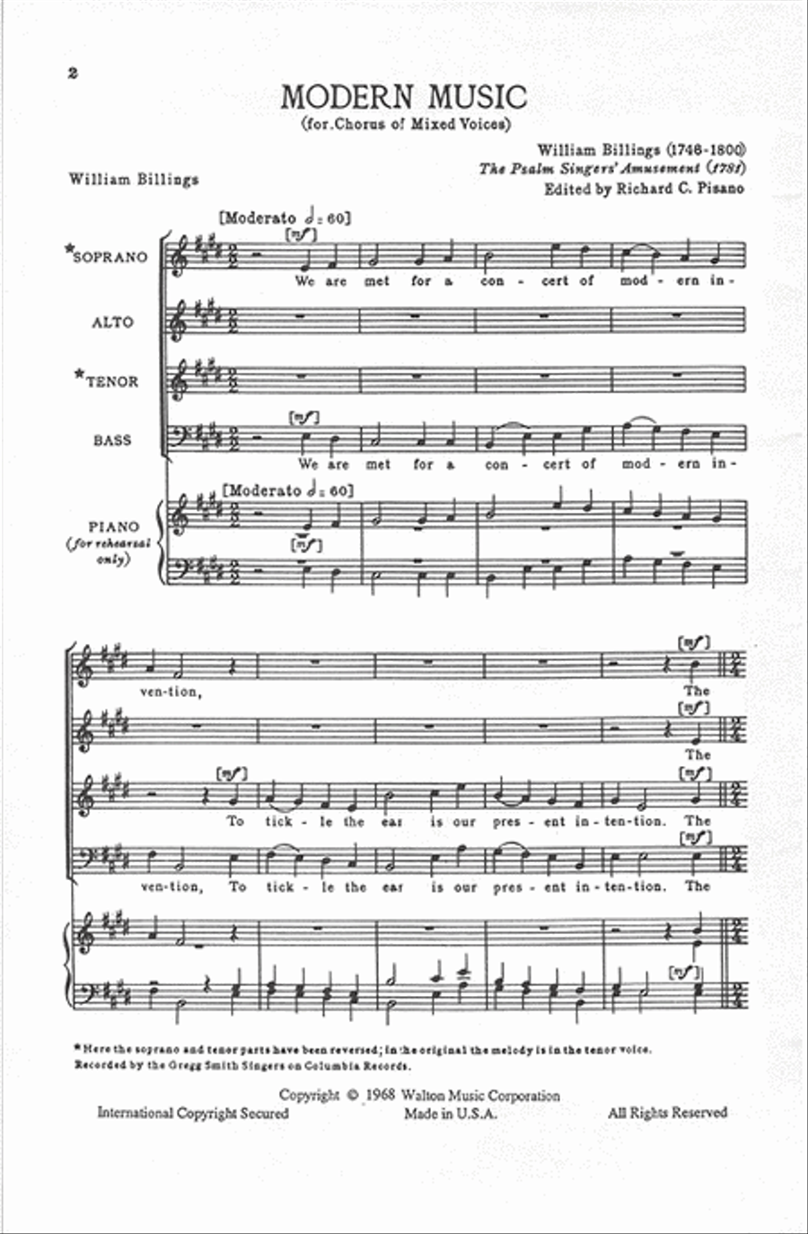 Modern Music 4-Part scores gallery preview page 2