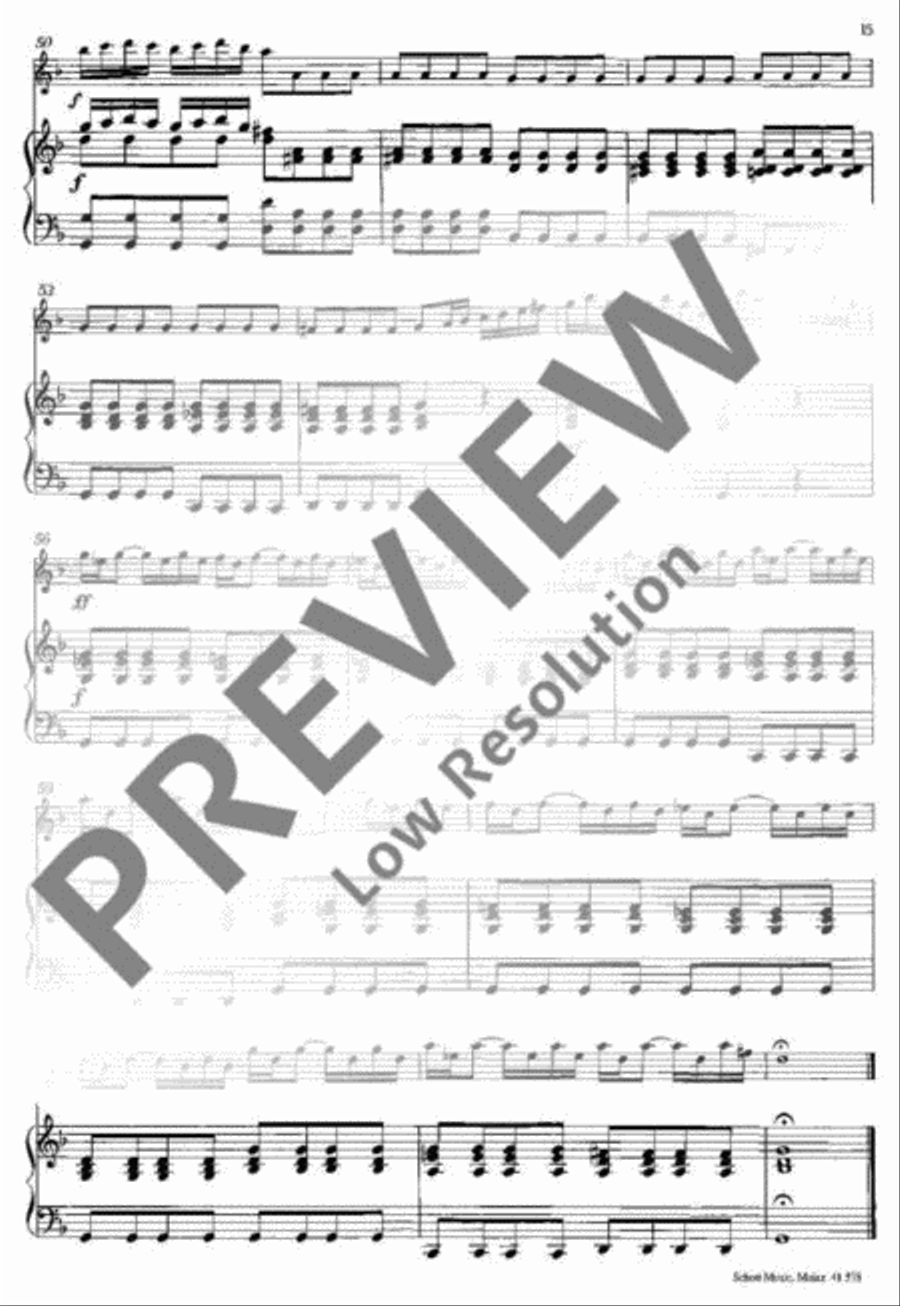 Concerto No. 2 G minor Flute scores gallery preview page 16