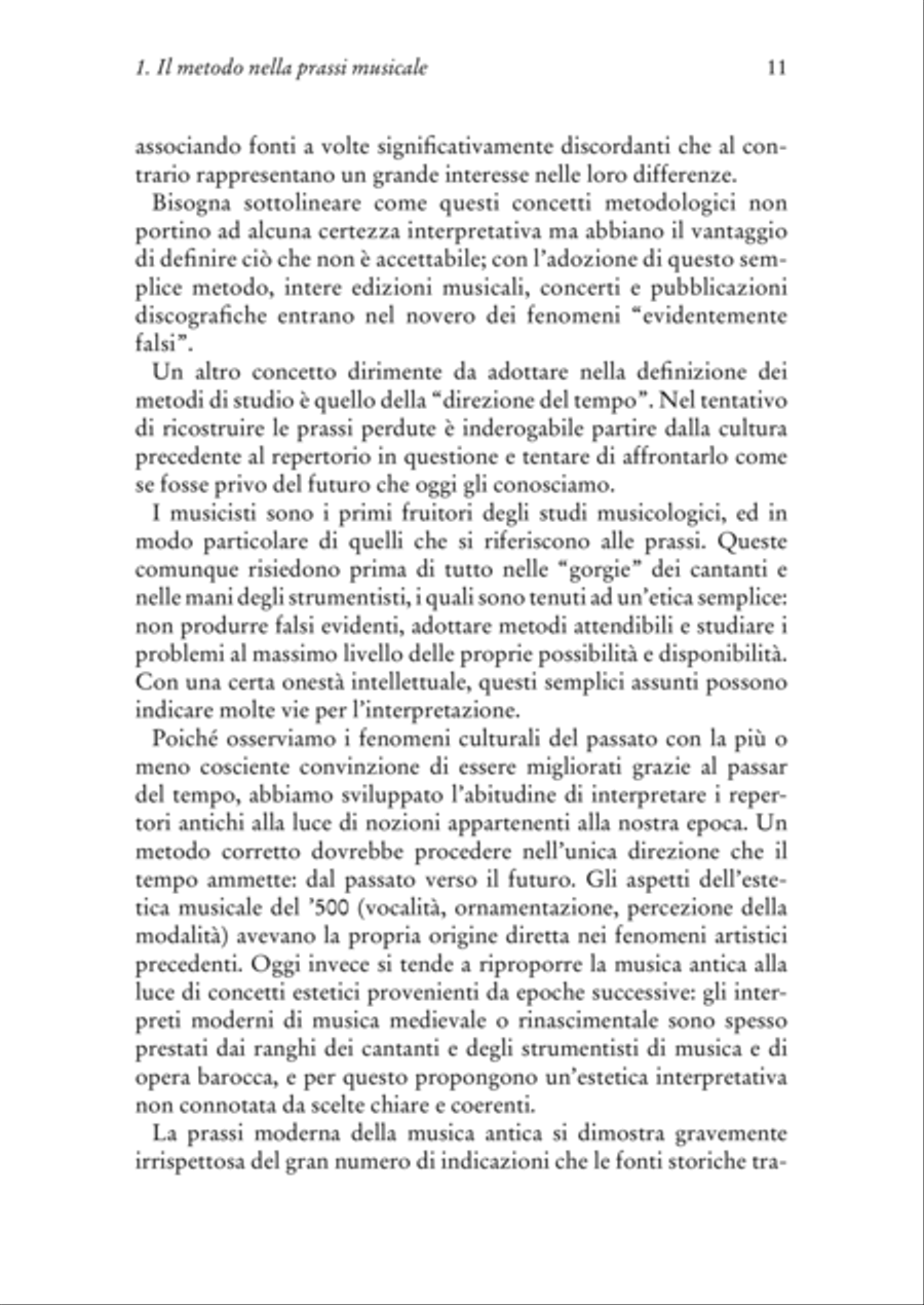 L’interpretazione della musica antica. Pratica e teoria dal Medioevo all’invenzione del melodramma [+ file audio mp3] School and Community scores gallery preview page 9
