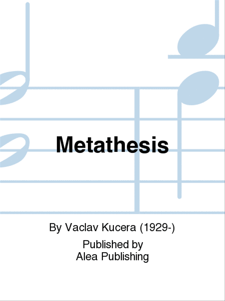 Metathesis